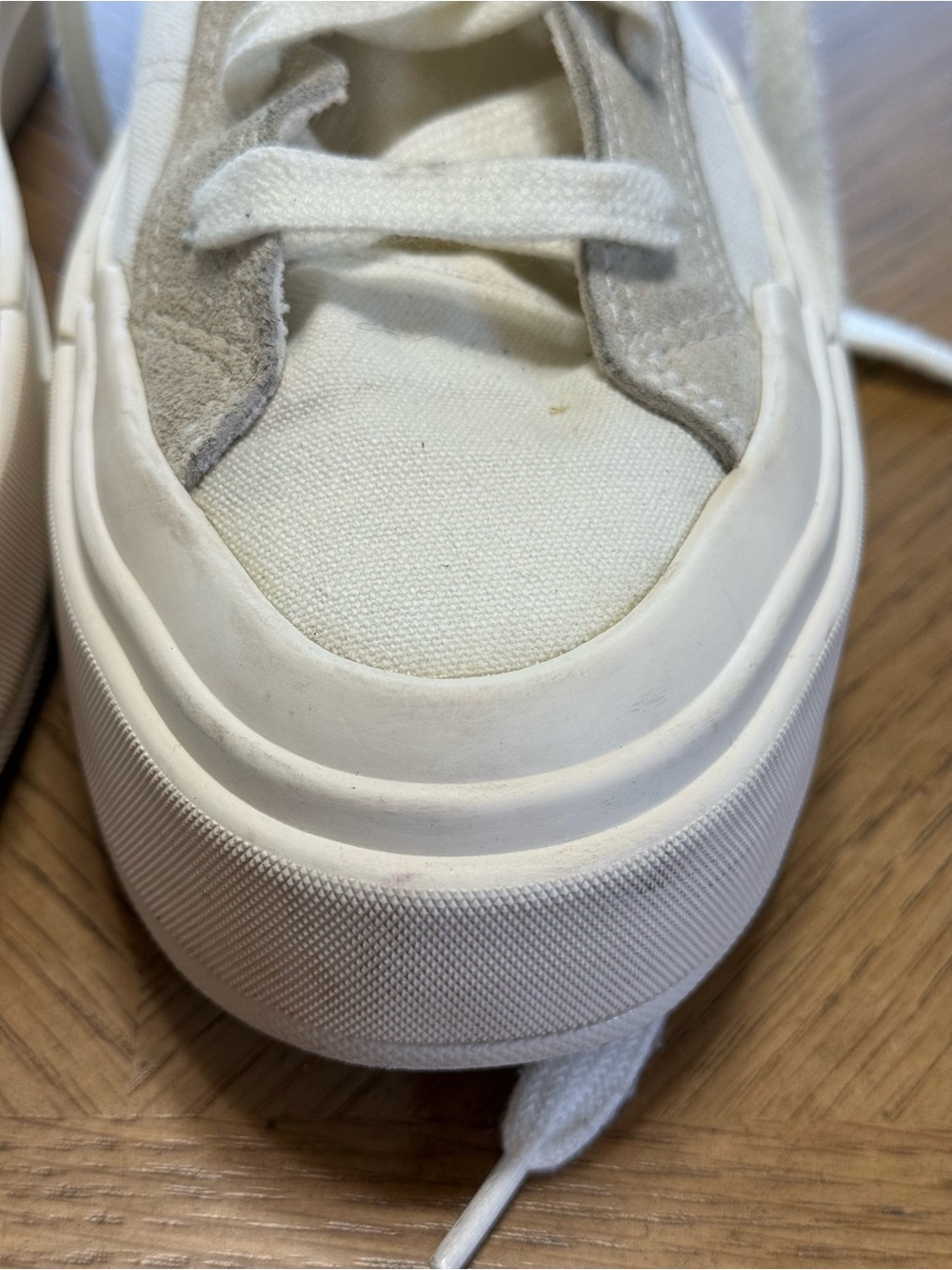 Converse Chuck Taylor All Star White Platform Sneakers - Picture 13 of 16